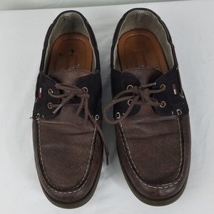 Tommy Hilfiger Men's Aldez Boat Shoe Brown, 10.5